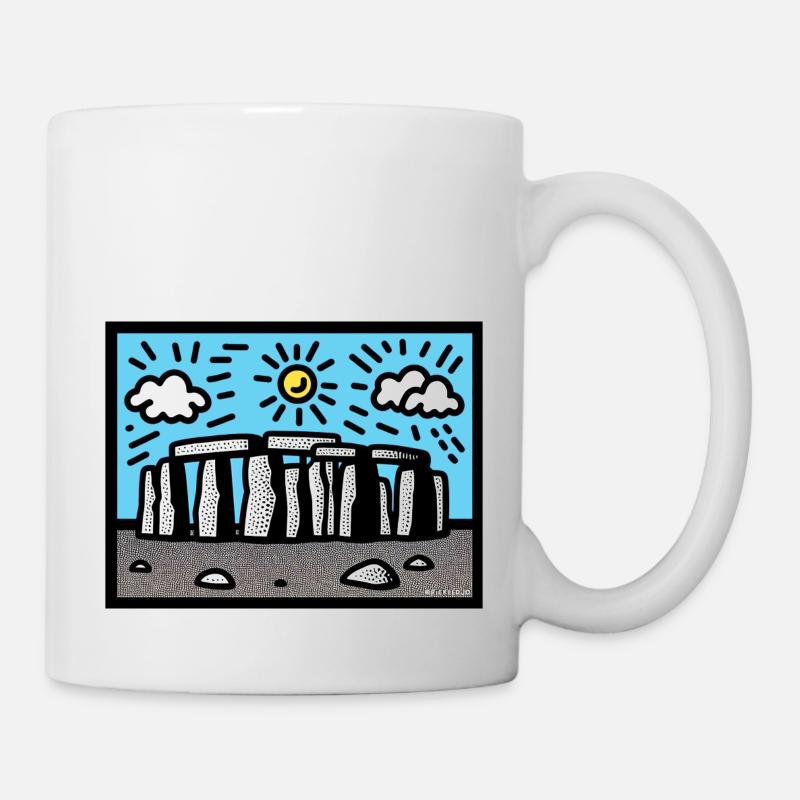 L’art de Stonehenge - Mug blanc - blanc