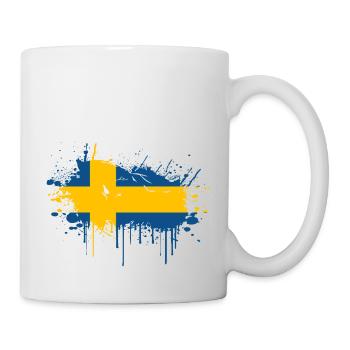 Suède Suède Scandinavie Pays nordiques Viking Europe - Mug blanc - blanc - Droite