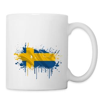 Suède Suède Scandinavie Pays nordiques Viking Europe - Mug blanc - blanc - Droite