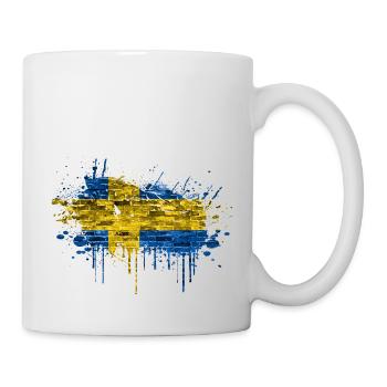 Suède Suède Scandinavie Pays nordiques Viking Europe - Mug blanc - blanc - Droite