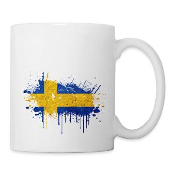 Suède Suède Scandinavie Pays nordiques Viking Europe - Mug blanc - blanc - Droite