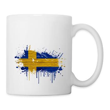 Suède Suède Scandinavie Pays nordiques Viking Europe - Mug blanc - blanc - Droite