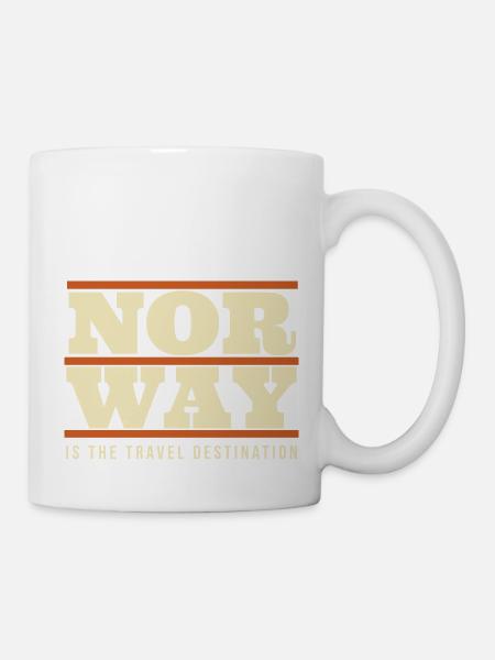 Norway - Travel Destination - Mug - white