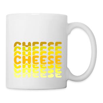 Fromage, Fromage, Fromage ! Toutes les couleurs - Mug blanc - blanc - Droite