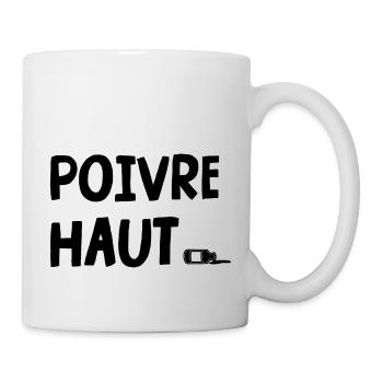 poivre haut - Mug blanc - blanc - Droite