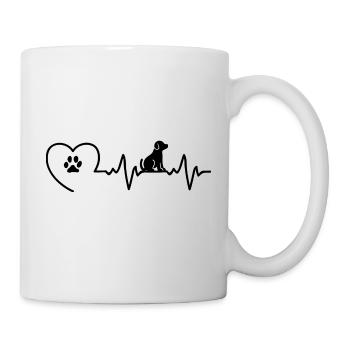 Hundeliebhaber - Tasse - Weiß - Rechts