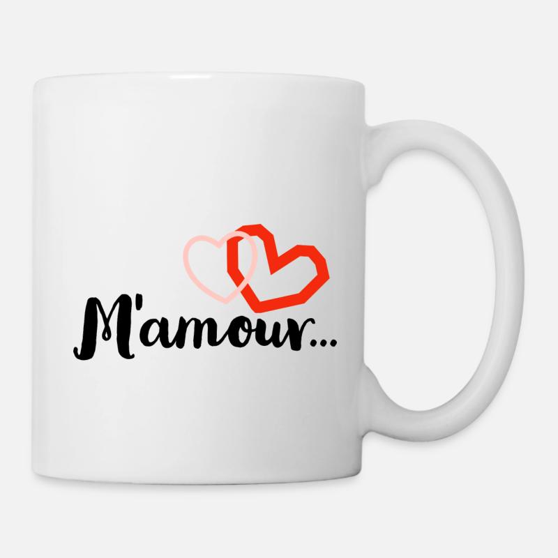 Mon amour - Mug blanc - blanc