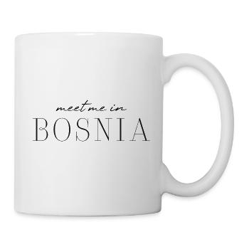 Bosnien T-Shirt: Vielfalt vereint auf einem Shirt - Tasse - Weiß - Rechts