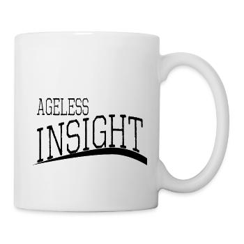 jokes mindset quotes knowledge and wisdom mindset - Mug - white - Right