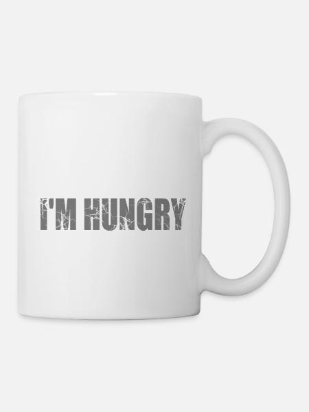 ICH BIN HUNGRIG - Tasse - Weiß