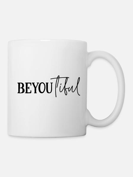 BeYouTiful - Tasse - Weiß