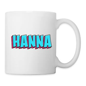 Namen Motiv: Hanna - Tasse - Weiß - Rechts