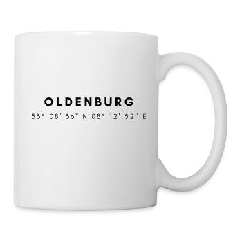Oldenburg coordinates - Mug - white - Right