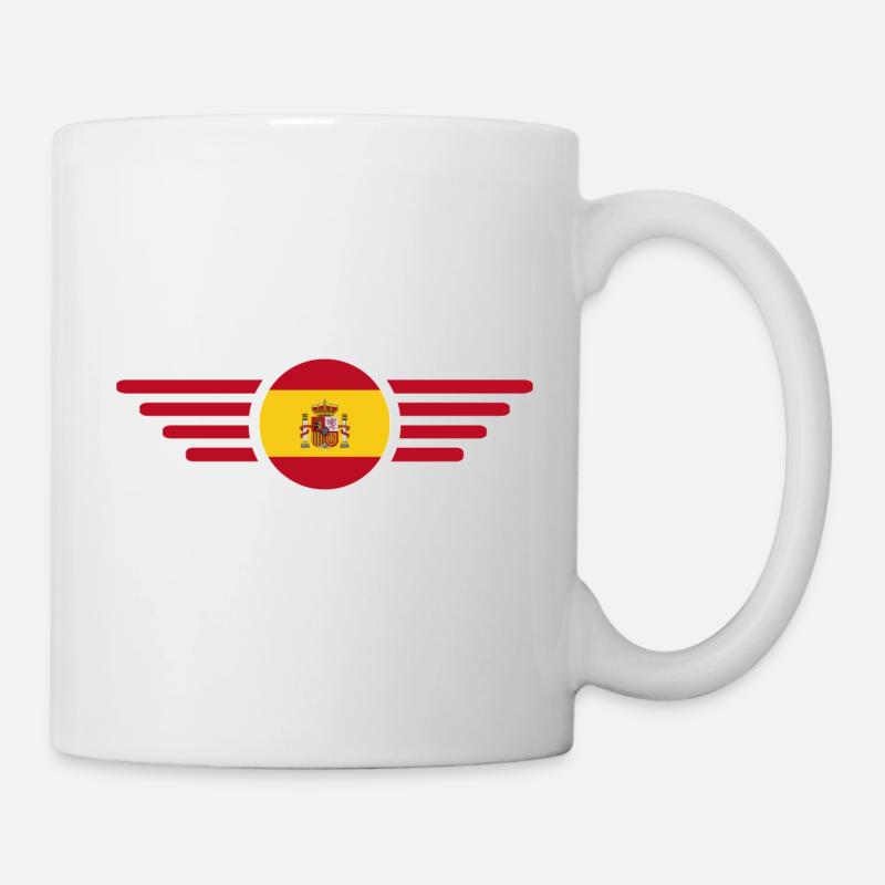 Spanien Leidenschaft T-Shirt - Tasse - Weiß