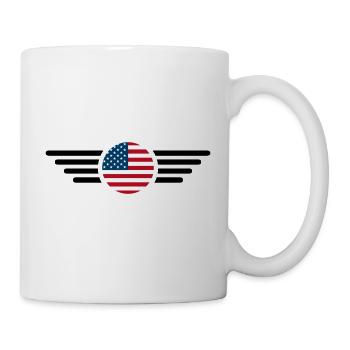 USA Freedom Spirit T-Shirt - Mug - white - Right