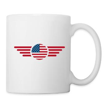 USA Freedom Spirit T-Shirt - Mug - white - Right