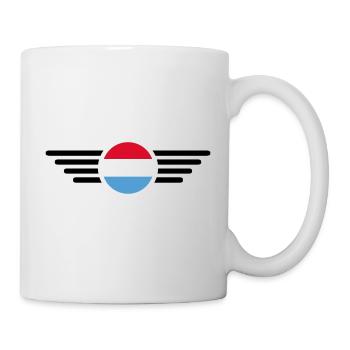 T-shirt de style luxembourgeois - Mug blanc - blanc - Droite