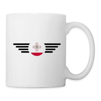 T-shirt de style maltais - Mug blanc - blanc - Droite