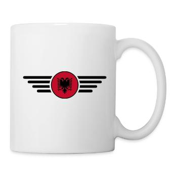 Albania Style Design T-Shirt - Mug - white - Right