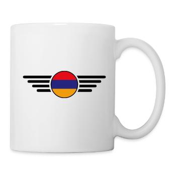 T-shirt design de style arménien - Mug blanc - blanc - Droite