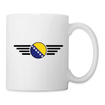 T-shirt design de style bosniaque - Mug blanc - blanc - Droite