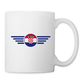 Croatie Style Design T-shirt - Mug blanc - blanc - Droite