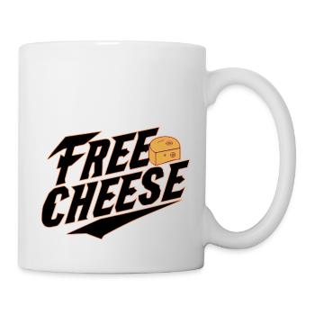 Kostenloser Käse - Tasse - Weiß - Rechts