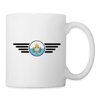 T-shirt design de style Saint-Marin - Mug blanc - blanc - Droite