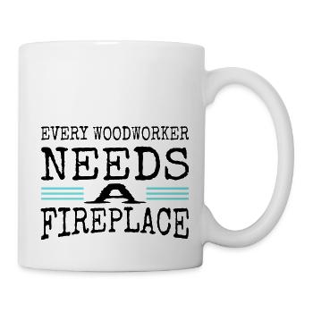 Quote Tree Feller Lumber Logging - Mug - white - Right