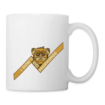 I Don't Do Mornings Morning People Cat Pet Funny - Mug - white - Right