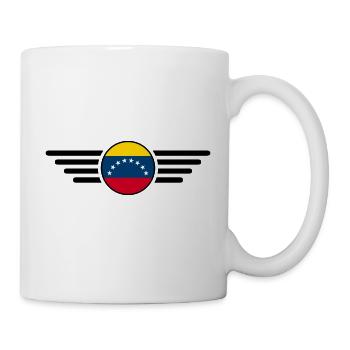 Venezuela Style Design T-Shirt - Mug blanc - blanc - Droite