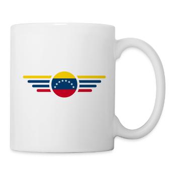 Venezuela Style Design T-Shirt - Mug blanc - blanc - Droite
