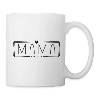 Mama Est. 2025 - Mug blanc - blanc - Droite