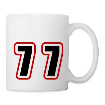77 Number College - Mug - white - Right