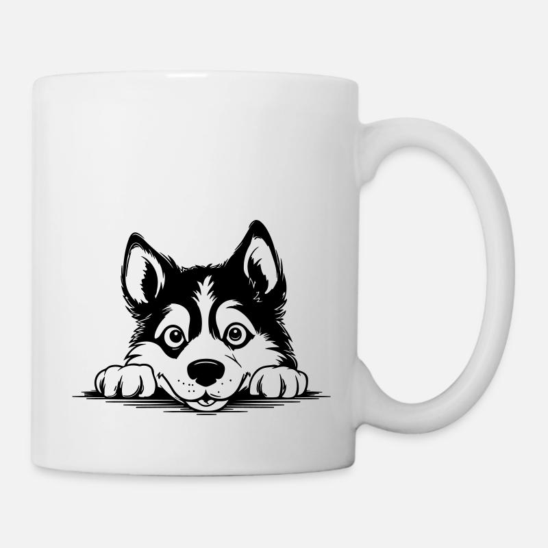 Siberian Husky - Mug - white