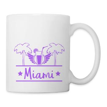 miami - Tasse - Weiß - Rechts