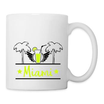 Miami - Mug blanc - blanc - Droite