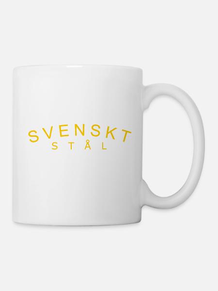 Schwedischer Stahl - Tasse - Weiß