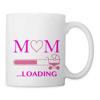 Maman Chargement Maman - Mug blanc - blanc - Droite
