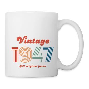 Vintage 1947 all original parts - Mug - white - Right