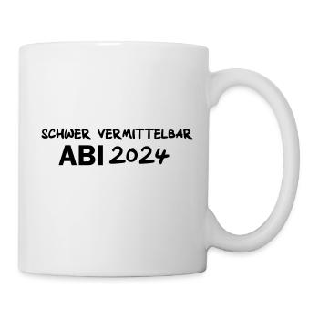 schwer vermittelbar abi 2024 abitur - Tasse - Weiß - Rechts