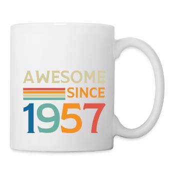 Großartig seit 1957 - Tasse - Weiß - Rechts