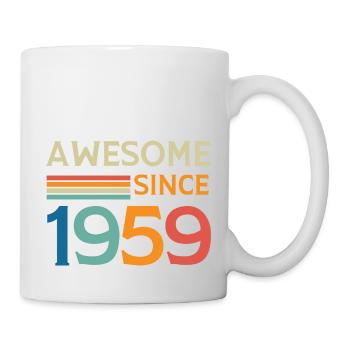 Awesome since 1959 - Mug blanc - blanc - Droite