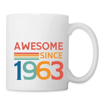 Großartig seit 1963 - Tasse - Weiß - Rechts