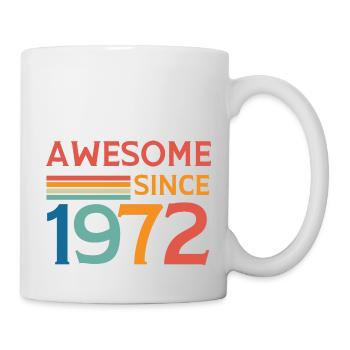 Awesome since 1972 - Mug - white - Right