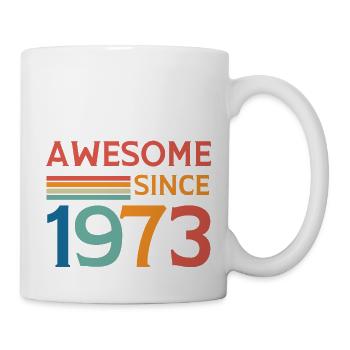 Awesome since 1973 - Mug - white - Right