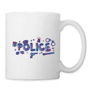 Police - Tasse - Weiß - Rechts
