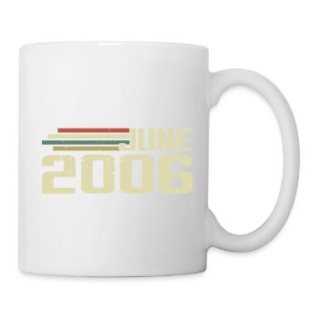 Juin 2006 Anniversaire Juin 2006 Juin 2006 Anniversaire - Mug blanc - blanc - Droite