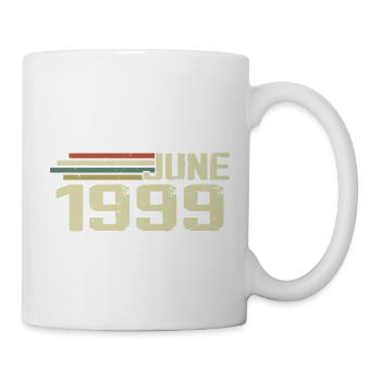 June 1999 Anniversary June 1999 June 1999 Birthday - Mug - white - Right