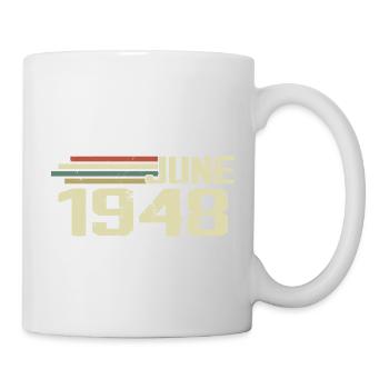 Juin 1978 Anniversaire Juin 1978 Juin 1978 Anniversaire - Mug blanc - blanc - Droite